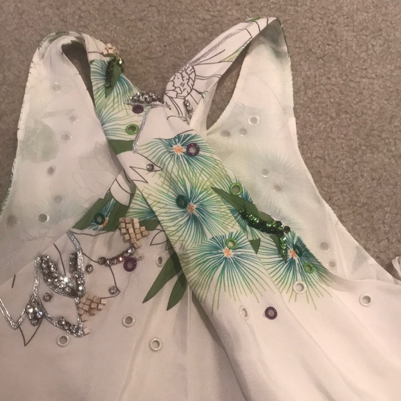 NWT silk peplum top - Picture 2 of 4